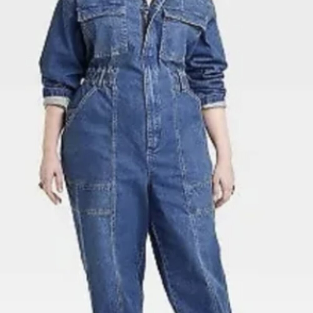 Universal Thread Denim Boiler Suit - image 1